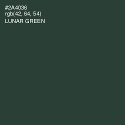 #2A4036 - Lunar Green Color Image